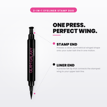 Load image into Gallery viewer, 2-in-1 Eyeliner Stamp Duo
