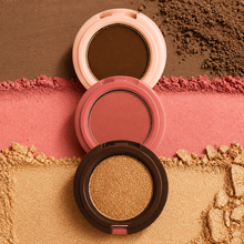 Load image into Gallery viewer, 3-in-1 Face Palette - Deep Brown, Rosy Pink, Champagne Gold
