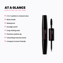 Load image into Gallery viewer, 2-in-1 Eyeliner Mascara Duo
