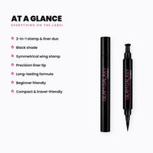 Load image into Gallery viewer, 2-in-1 Eyeliner Stamp Duo
